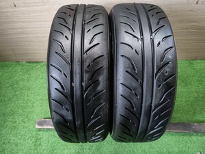 中古タイヤ DUNLOP DIREZZA ZⅡ 165/55R14 75V ２本 モコ ルークス ライフ ミラ ゼスト ムーヴ 等 A541