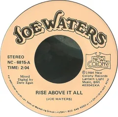 米7" Joe Waters Rise Above It All NC6815A New Colony Records /00080