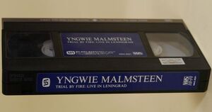 ★☆VHS イングウェイ・マルムスティーン Yngwie J. Malmsteen 『 Trial By Fire: Live In Leningrad 』☆★