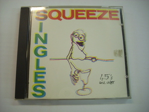 [CD] SQUEEZE スクイーズ / SINGLES シングルス US盤 A&M CD 3338 ◇r31011