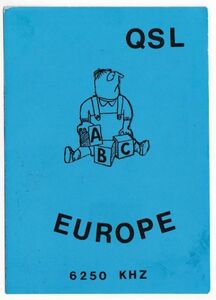 ベリカード　ABC Europe, ヨーロッパの海賊放送局 １９７５年　ＢＣＬ