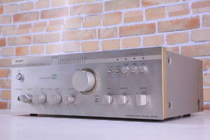 レトロ! SONY ステレオアンプ TA-F60 1978年製 INTEGRATED STEREO AMPLIFIER アンティーク品 ジャンク 傷み有■(W0415)