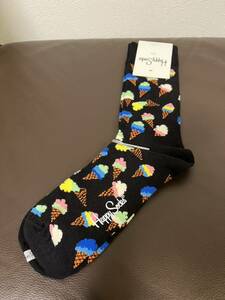 新品 Happy Socks アイス 柄 ソックス / ハッピーソックス 靴下 アイスクリーム ソフトクリーム