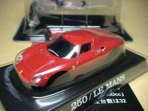 1/64 フェラーリ ミニカー Ferrari 250 / LE MANS ルマン 赤色