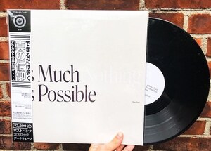 True Faith As Much Nothing As Possible LP (First Press Black Vinyl with obi-strip Ltd100) 帯付き La Carte Records Post Punk