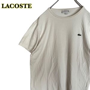 LACOSTE ラコステ　半袖Tシャツ　白　レディース　Mサイズ　【AY1650】