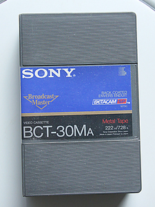 ★ BETACAM BCT-30MA ベータカム ビデオテープ 送料無料 ★