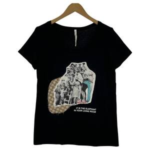 ゆうパケットOK sunaokuwahara スナオクワハラ 半袖Ｔシャツ sizeM/ブラック