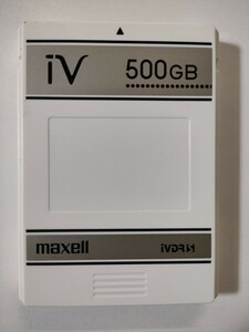 maxell iVDR-S 500GB カセットHDD　日立　プラズマテレビ　WOO