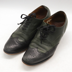 リーガル ドレスシューズ パンプス ウイングチップ ブランド 靴 日本製 レディース 23サイズ グリーン REGAL