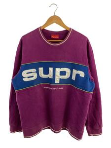 Supreme◆19aw/Piping Crewneck/スウェット/L/コットン/PUP