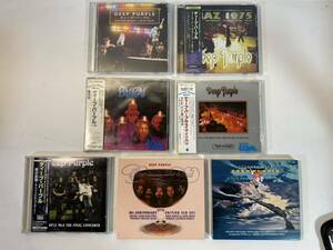 ハードロック CD Deep Purple まとめ ディープパープル 帯付き live コンサート ライブ hard rock ヘビィメタル 国内盤 