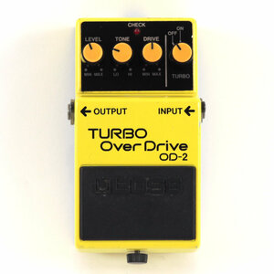 【中古】ターボオーバードライブ エフェクター BOSS OD-2 TURBO OverDrive Made in Japan ボス ギターエフェクター