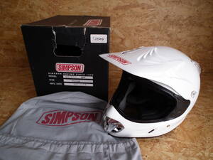 SIMPSON(シンプソン) HORIZON ヘルメット Mサイズ ホワイト (オフロード フルフェイス)