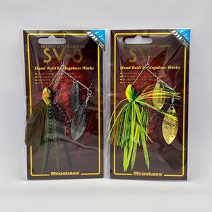 メガバス SV-3 1/2oz DW 2個セット 未開封品 HOT TIGER & GILL スピナーベイト MEGABASS