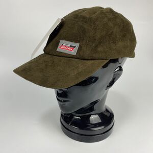 新品 DICKIES JET CAP OLIVE ユニセックス ディッキーズ ジェットキャップ 5パネル 起毛 スウェード調 サイズ調整可能