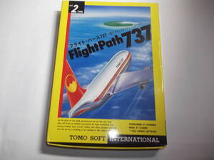 MSX フライト・パース737　FlightPath TOMO SOFT　箱説あり