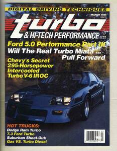 【c8003】90.3 TURBO & HI-TECH PERFORMANCE／ツェンダーFACT4、スカイラインGT-R、IROC ターボ・カマロZ-28、...