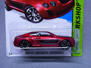 Hotwheels BENTLEY CONTINENTAL SUPERSPORTS レッド