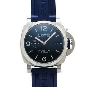 銀蔵 中古 OFFICINE PANERAI オフィチーネパネライ ルミノール eSteel Blu Profondo PAM01157 ブルーグラデーション系文字盤 ランクA