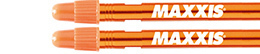 処分 マキシス (MAXXIS) MVS ステム 60mm マキシス製チューブラータイヤ専用 2本セット オレンジ 19102 ゆうメール可