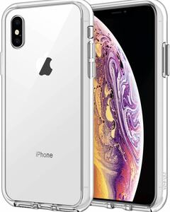 JEDirect iPhonexs/iPhonex ケース (5.8インチ専用iPhone X/Xs) 黄ばみなし 衝撃吸収 バンパーカバー 傷つけ防止 クリアバック (クリア)