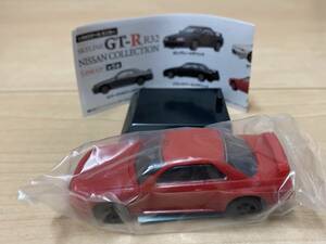 送料無料 1/64 SKYLINE GT-R R32 NISSAN COLLECTION ガチャ レッドパール.