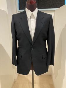 ■ 71 Scabal 高島屋 スーツ ブラック ネーム刺繍有り S〜Mサイズ クリーニング済 よ