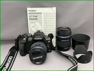 OLYMPUS オリンパス E-510 ダブルズームキット ED14-42mm F3.5-5.6/ED40-150mm F4.0-5.6 動作不明