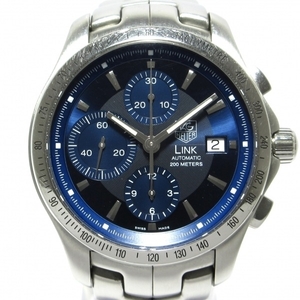 TAG Heuer(タグホイヤー) 腕時計 リンククロノ CJF2114-0 メンズ SS/クロノグラフ ブルー