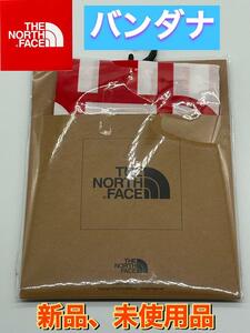 新品 ノースフェイス TNF ロゴ バンダナ NN22000　レッド