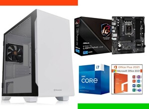 ほぼ新品◆最新マザーボードB760◆Office 2021◆大容量650W◆Core i7 13700F-i9 12900Kより高性能◆M.2SSD512GB◆M16GB◆