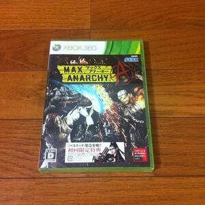 新品未開封 XBOX360 マックスアナーキー MAX ANARCHY