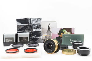 【ほぼ未使用】ロモグラフィ Lomography LOMOGON 32mm f2.5 Art Lens Brass for Nikon F レンズ #67