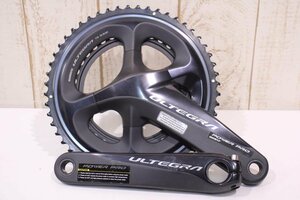 ★SHIMANO シマノ FC-R8000 ULTEGRA 170mm 52/36T 2x11s POWER PRO クランクセット BCD:110mm 美品