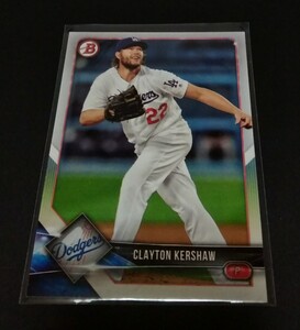 MLB 2018年topps Bowman クレイトン・カーショウ(ドジャース) No,64。Dodgers CLAYTON KERSHAW 