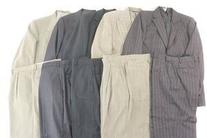 【5セット】ARMANI アルマーニ スーツ ジャケット スラックス COLLEZIONI ×2/ GIORGIO ×2/EMPORIO ×1 48 50R 含他 男性 まとめ 2209-NA