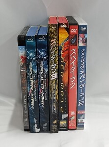 一部レンタル落ち有 7点セット スパイダーマン 映画 洋画 DVD Blu-ray 