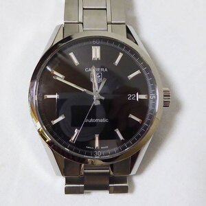 TAGHeuer　タグホイヤー　CARRER カレラ　WV211B-3　黒文字盤　デイト表示　シースルーバック　オートマティック