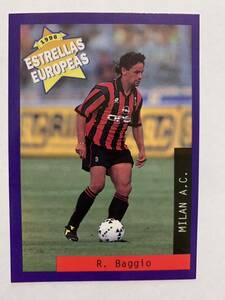 PANINI 1996 ROBERTO BAGGIO ロベルト・バッジョ；パニーニ、ACミラン、MILAN A.C.、