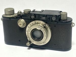 (19) Leica ライカ Ernst Leitz Wetzlar DRP レンジファインダー フィルムカメラ Leitz Elmar f=50mm 1:3.5シャッター確認済み