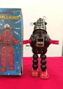 可動品　ブリキのロボット　当時物　0908V6G