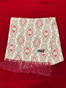 イギリス古着　tootal scarf vintageトゥータルスカーフ　スカーフ　フリンジ付き　英国ヴィンテージ　vintage tootal MV972