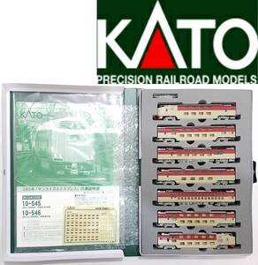 即決は送料無料 極美品KATO10-546 285系3000番台[サンライズエクスプレス]7両セット(M)JR東海仕様Nゲージ動力車ダブルデッカー寝台二階建て