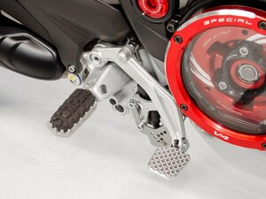 【国内在庫】DUCABIKE DBK ドゥカバイク 純正ブレーキペダル専用 エクステンションプレート シルバー MULTISTRADA V4 / S / PIKES PEAK ★