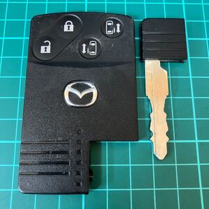 MZ4848 マツダ 純正 4ボタン プレマシー CRER CR3W MPV LY3P 等スマートカードキー 両側電動スライドドア スマートキー キーレス