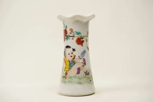 中国 美術 唐物 花瓶 陶器 清時代 乾隆年製款
