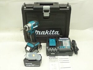makita マキタ 18V充電式インパクトドライバ TD173DRGX ブルー バッテリー2個/充電器/ケース付き ¶ 6EBBB-1