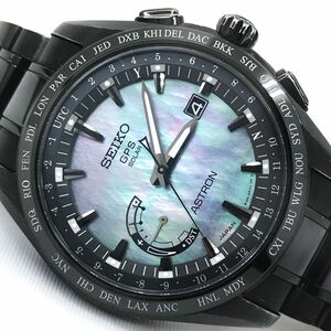 世界限定3500本 激レア SEIKO セイコー ASTRON アストロン 腕時計 SBXB091 GPS 電波 ソーラー 希少 シェル文字盤 8Xシリーズ 動作確認済