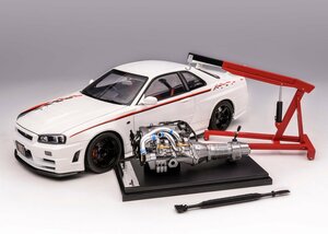 ▲Engine Version！世界限定399台！MotorHelix 1/18日産 GTR R34 スカイライン GT-R Skyline Z-TUNE Nismo CUSTOMIZED MH